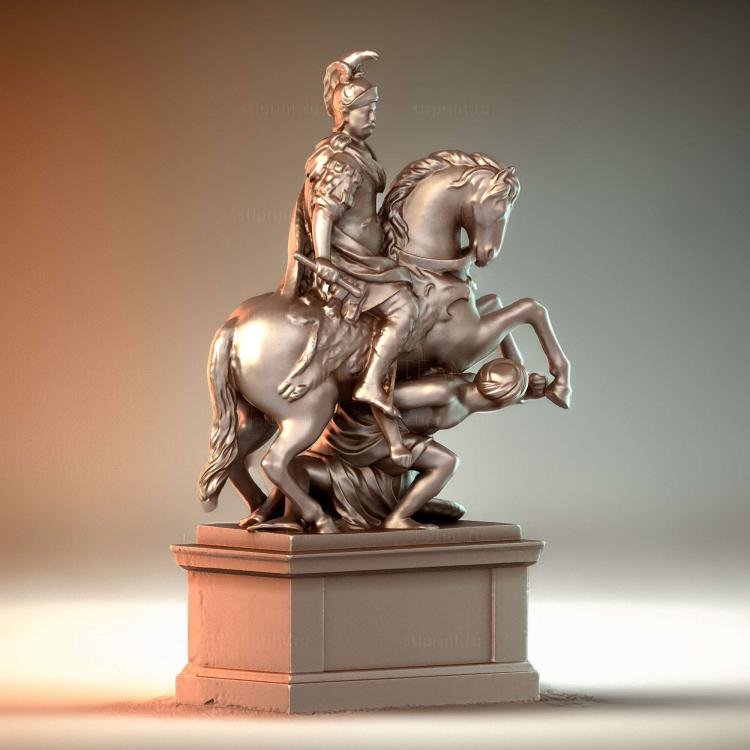 Помник конни Яна III с