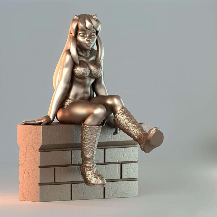 Люм Урусей Яцура 3D Печатная Миниатюра