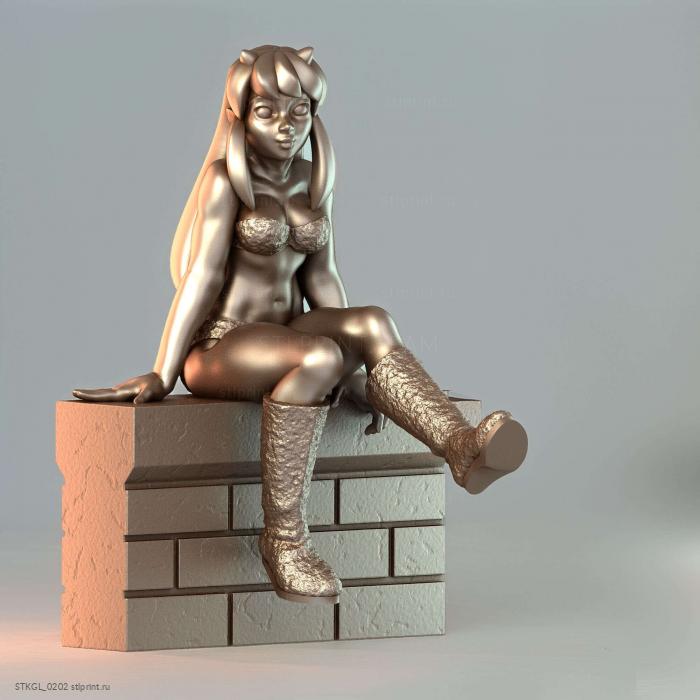 Люм Урусей Яцура 3D Печатная Миниатюра