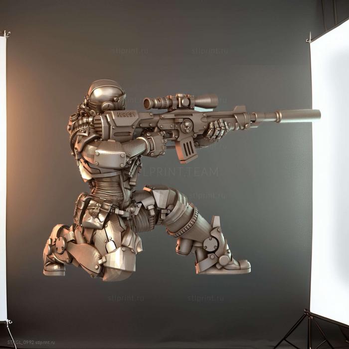 Heresylab Женская Команда Убийц Vindicare Assassin