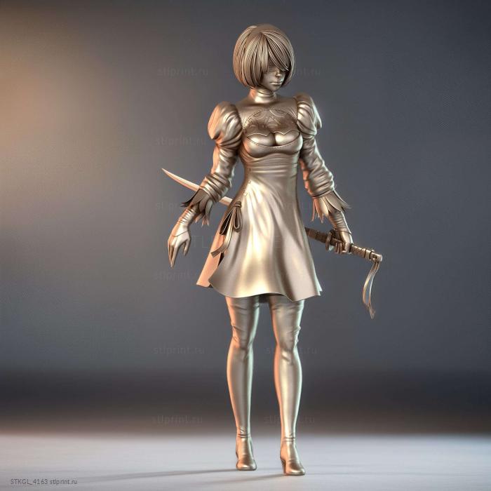 Nier Automata,который Лепит лин Янь