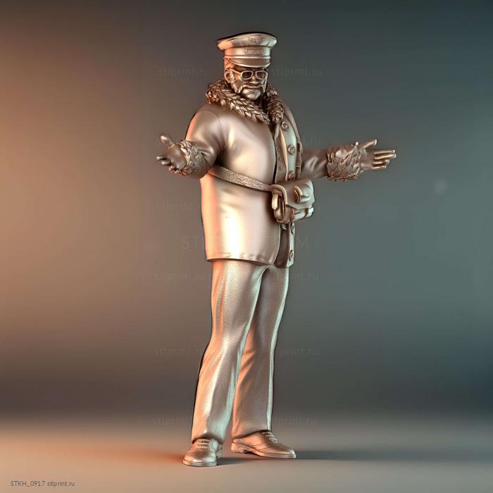 Приветствие Кондуктора поезда Steam Constructs