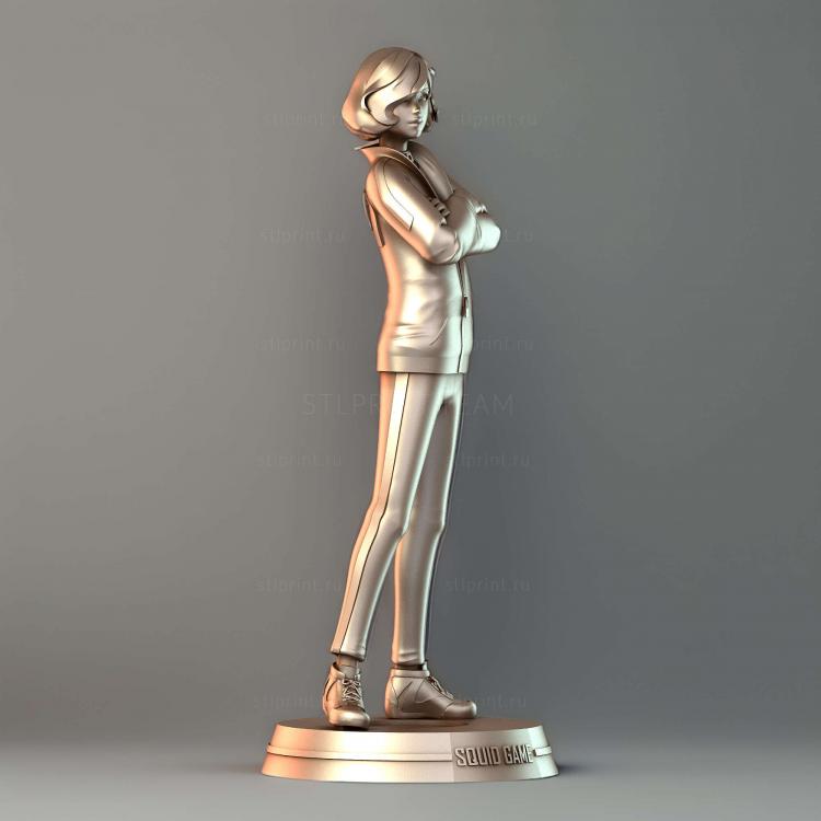 Игрок в игру с кальмарами