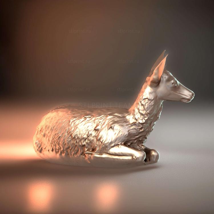 Животное 3D лани