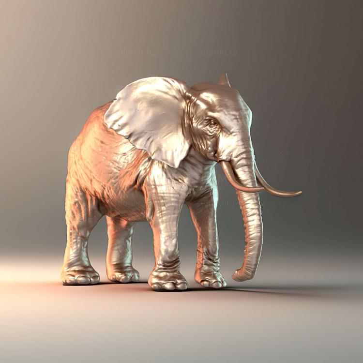 Слон 3d
