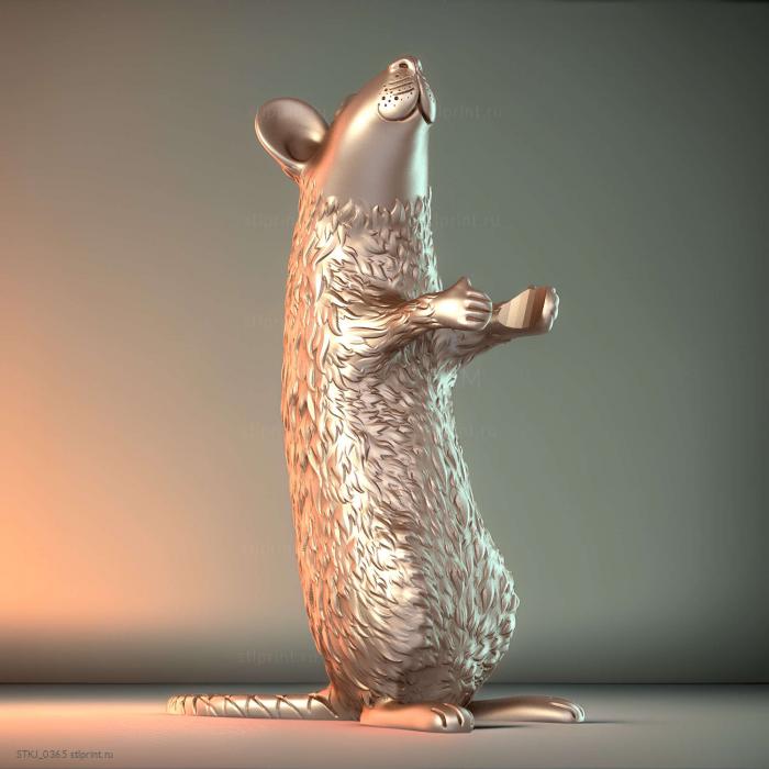 3D-модель лампы мышь