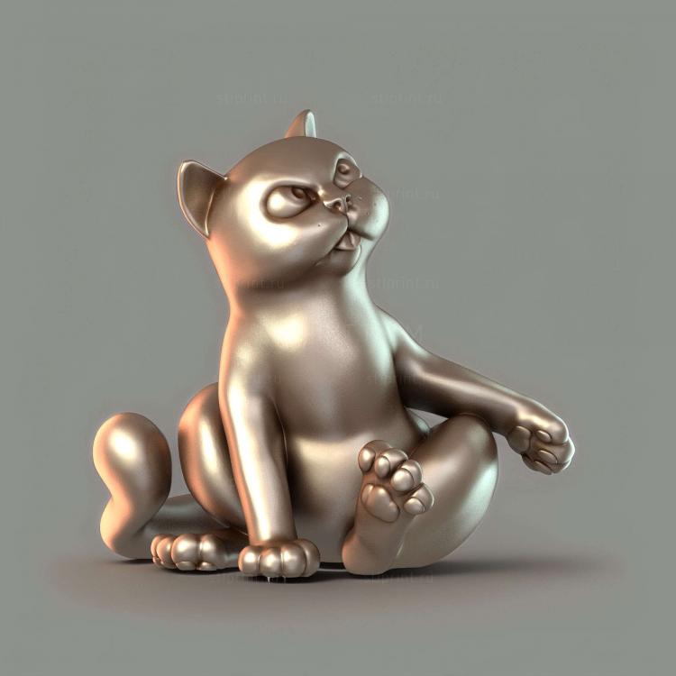 Смешной кот