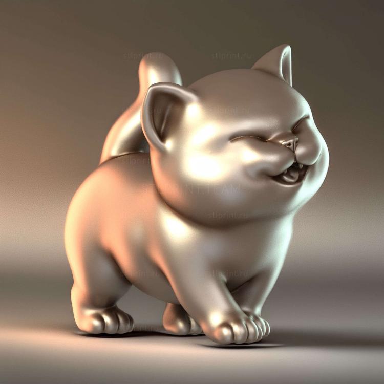 Милый Котенок, Гуляющий