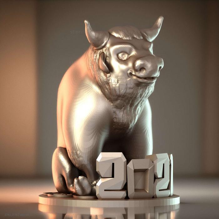 Бык. Символ 2021 года для счастья и денег