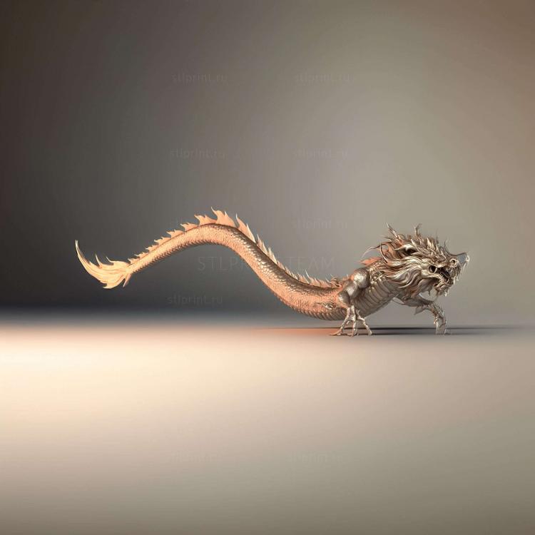 Китайский Дракон Zbrush Sculpt