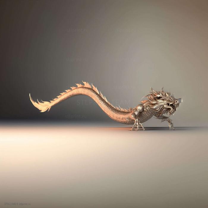 Китайский Дракон Zbrush Sculpt