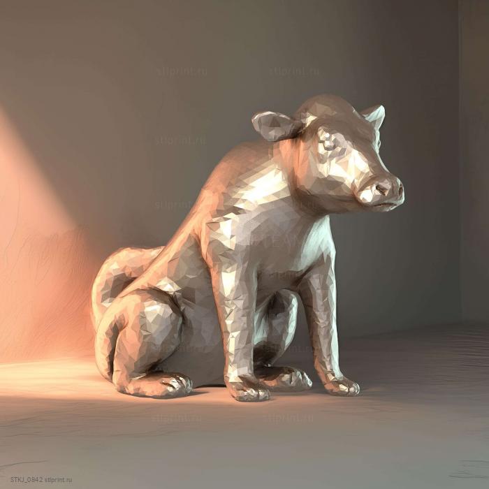 Собака с коровьей мордой
