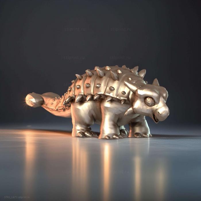 Мультфильм Ankylosaurus Magniventris