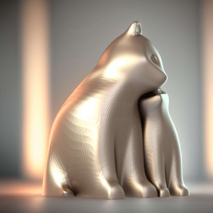 Обнимающиеся Кошки