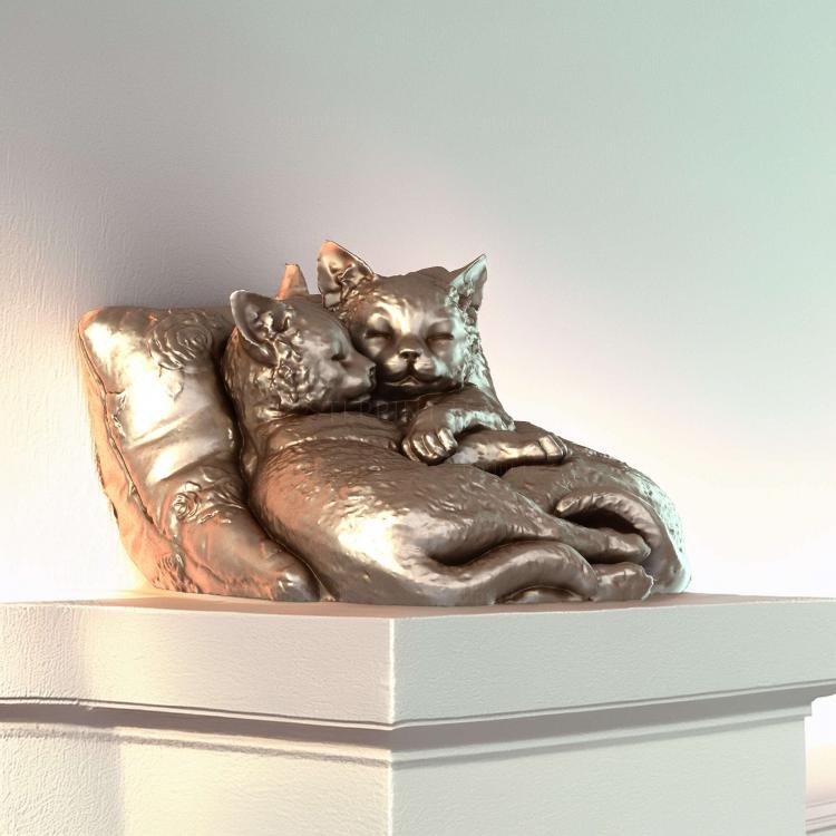 Котенок спит