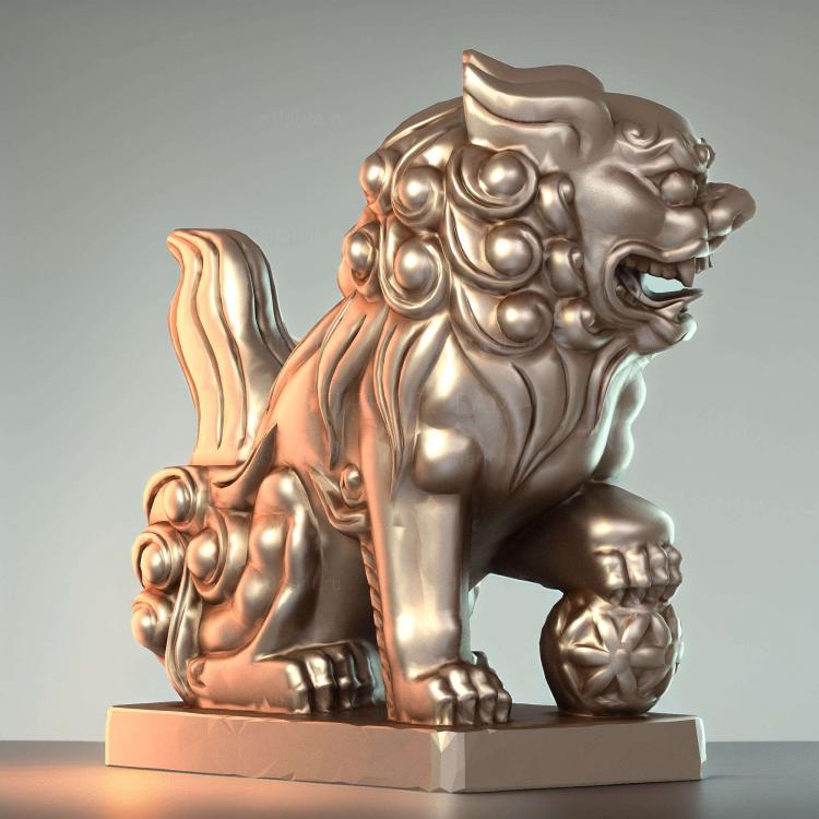 Foo Dog 3 Лев-Хранитель