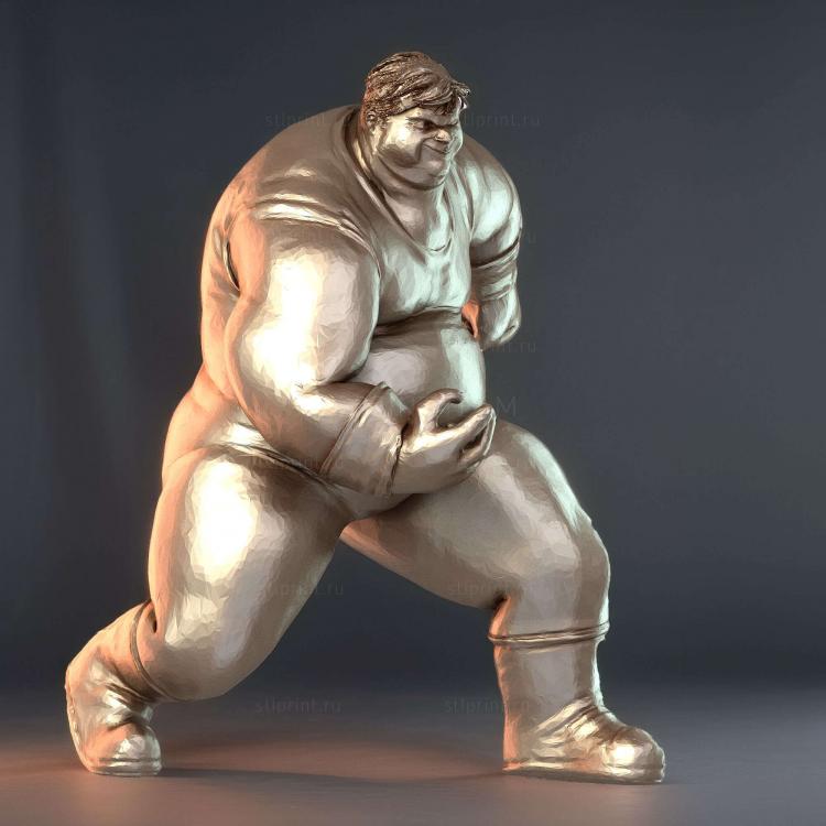 Blob X Men (32 мм Миниатюра для варгейма