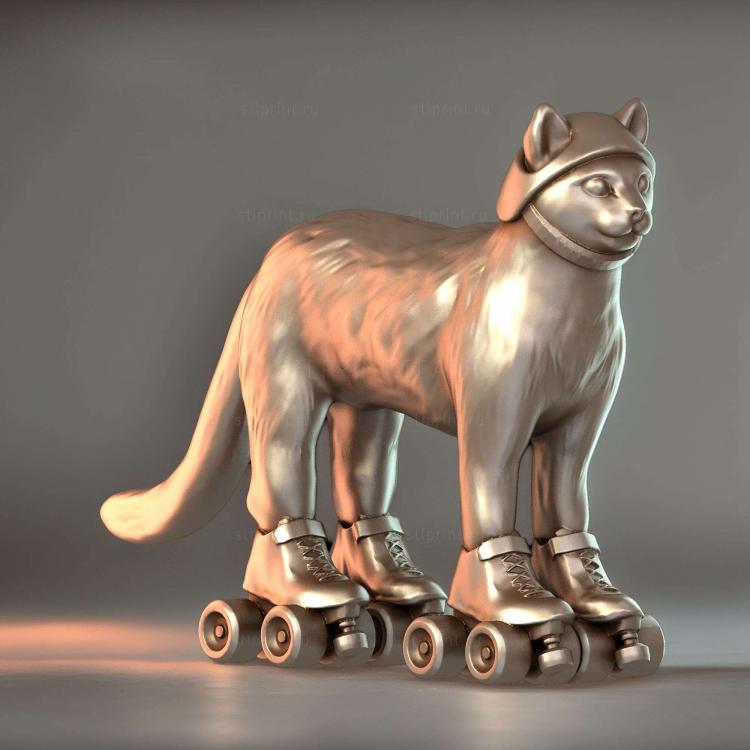 Кот Дерби (Кот на коньках)