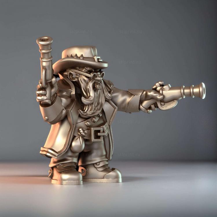 Двойной пистолет Dwarf Gunslinger
