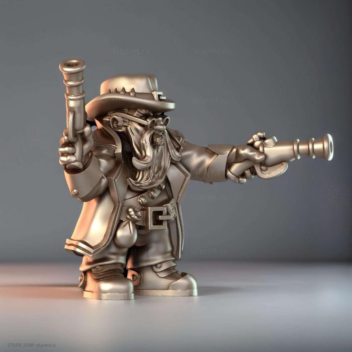 Двойной пистолет Dwarf Gunslinger