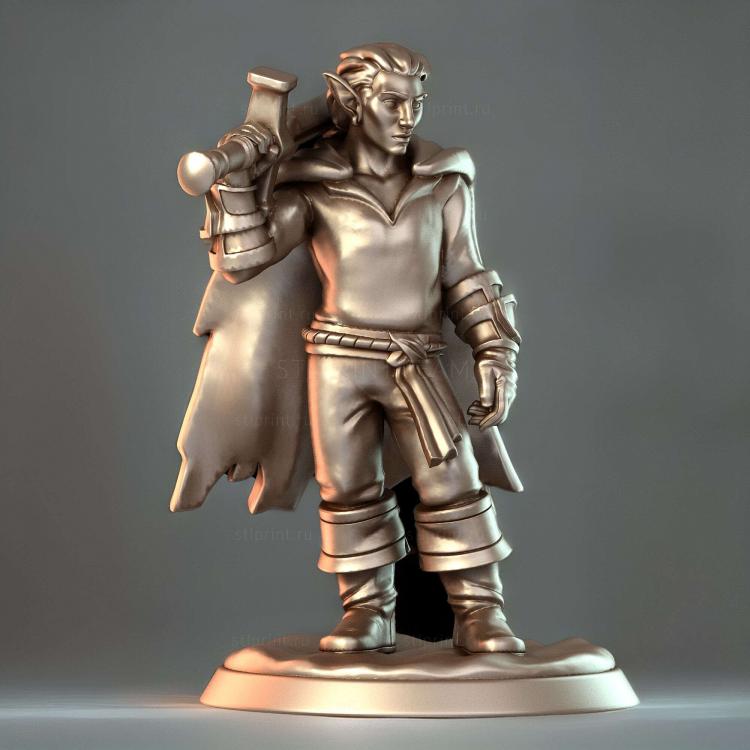 Эльф D & d Миниатюра