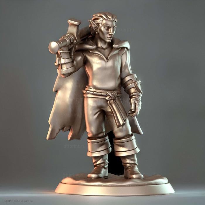 Эльф D & d Миниатюра