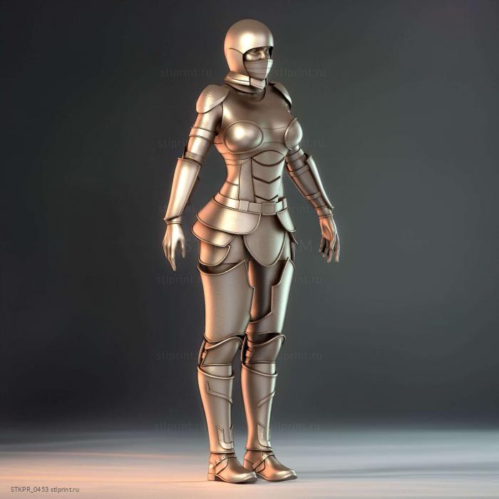 Женский Бронекостюм Kitbash 01