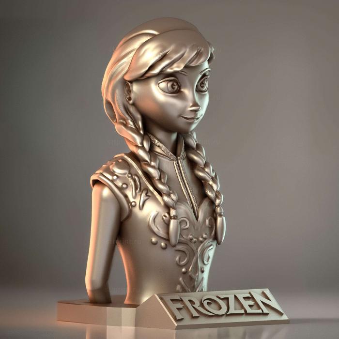 Бюст с логотипом Frozen Anna