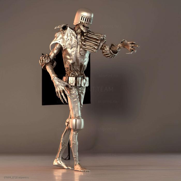 Судья позирует смертью 2