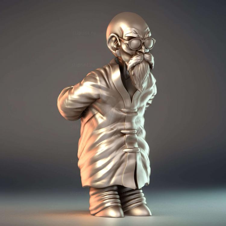 Мастер Роши Dragon Ball Sculpt STL