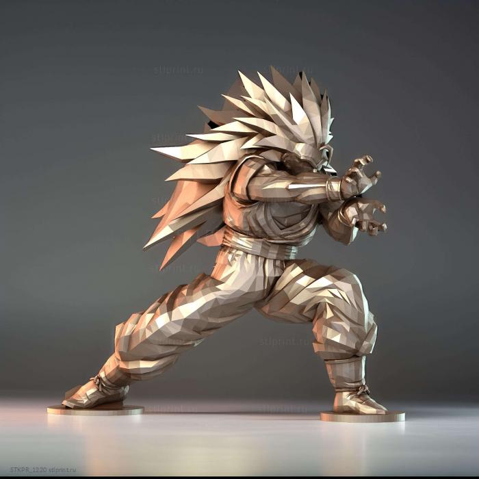 Ss3 Goku с опорной плитой