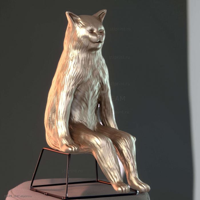 Кот- мем для 3D-печати