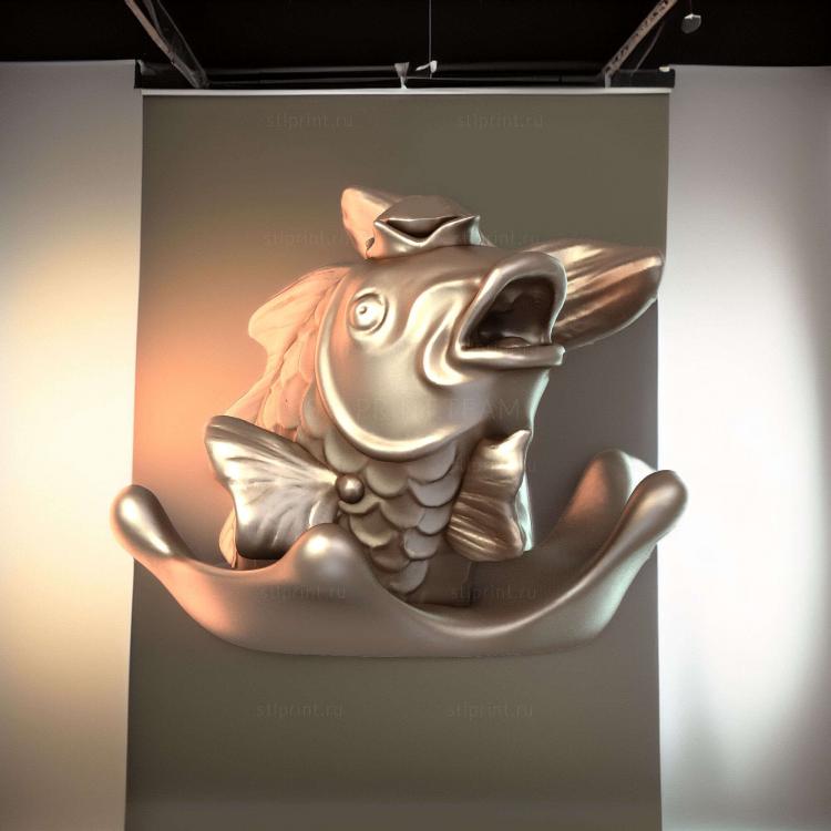 КАРП и вода 3d