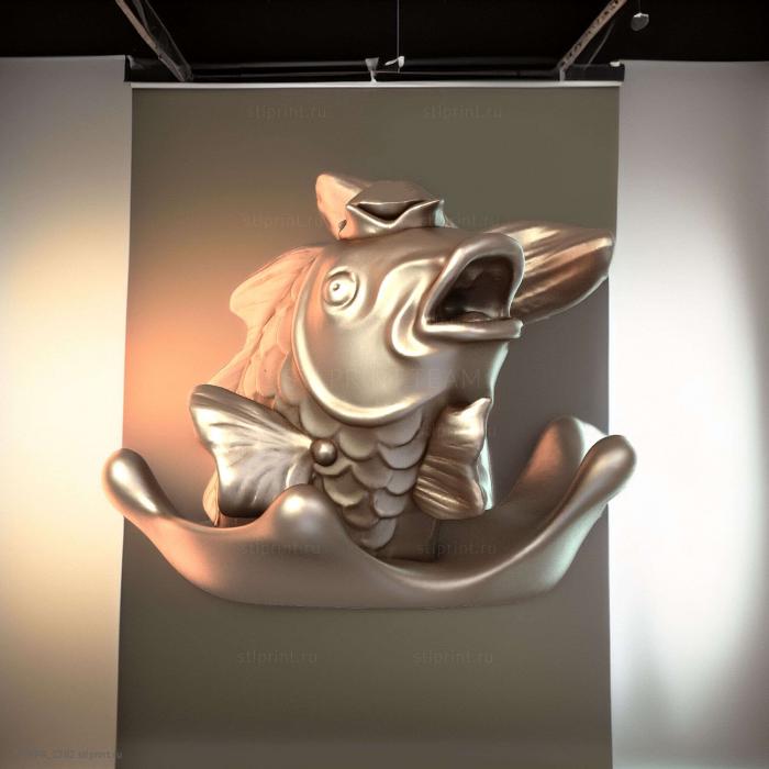 КАРП и вода 3d