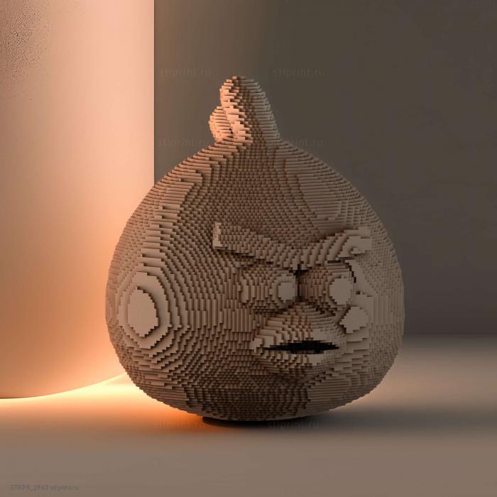 Майнкрафт Angry Birds Красный