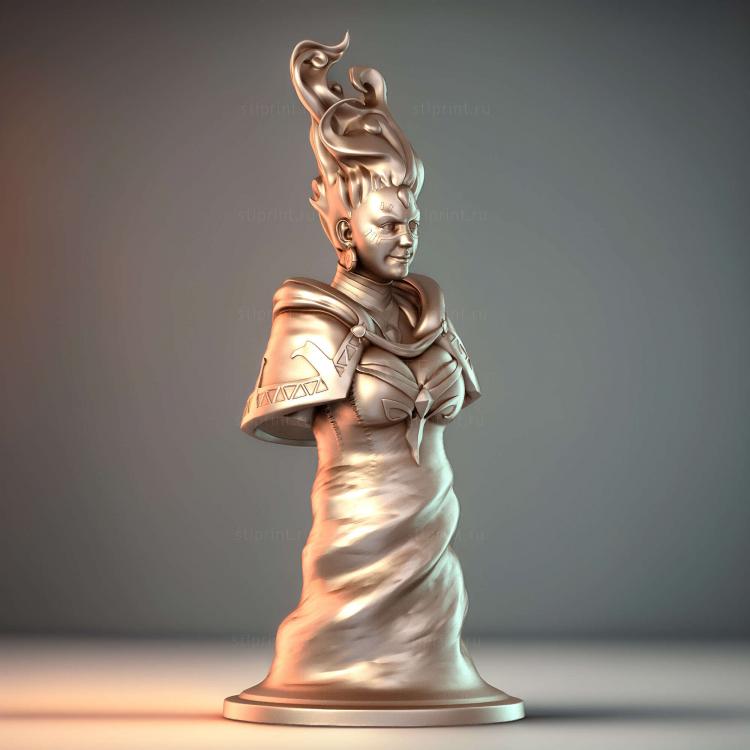 Шахматная фигура королевы Лины Dota 2