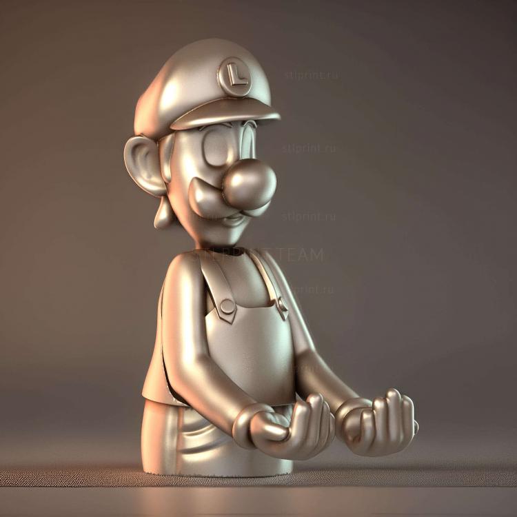 Поддержка мобильного телефона с Переключателем Джойстика Mario Luigi