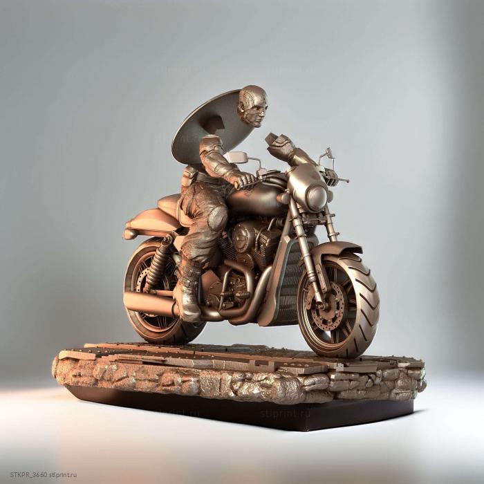 Заднее колесо мотоцикла Captn America Moto