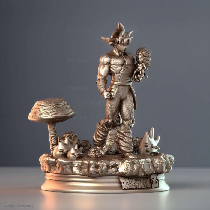 Бардок в капсулах Dragon Ball с детскими начосами Raditz