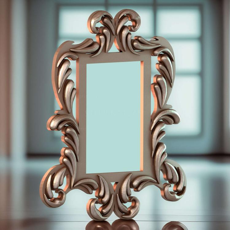 Вертикальная спинка большая берцовая кость francesca в рамке DD Deco