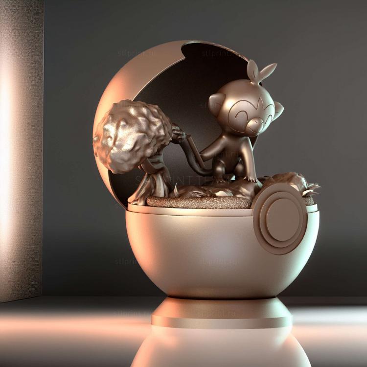 Покемон из террариума Grookey