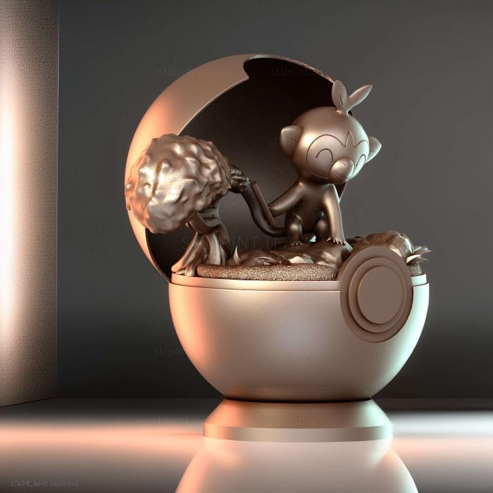 Покемон из террариума Grookey