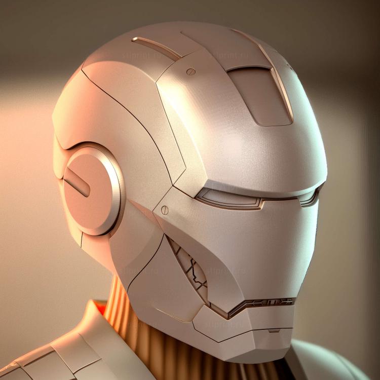 Чехол для задней крышки шлема Костюм премиум-класса Iron Man Mk