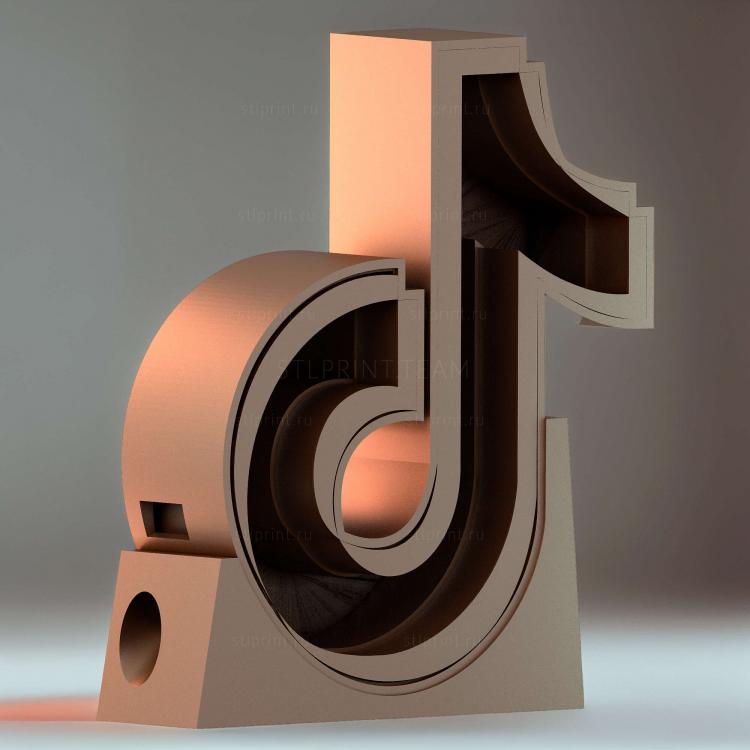 Лампа с логотипом TIKTOK