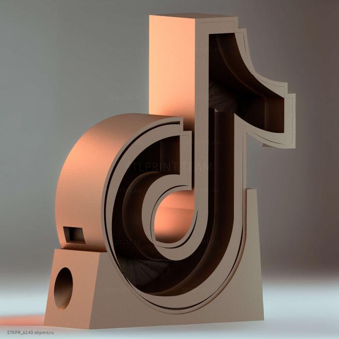 Лампа с логотипом TIKTOK