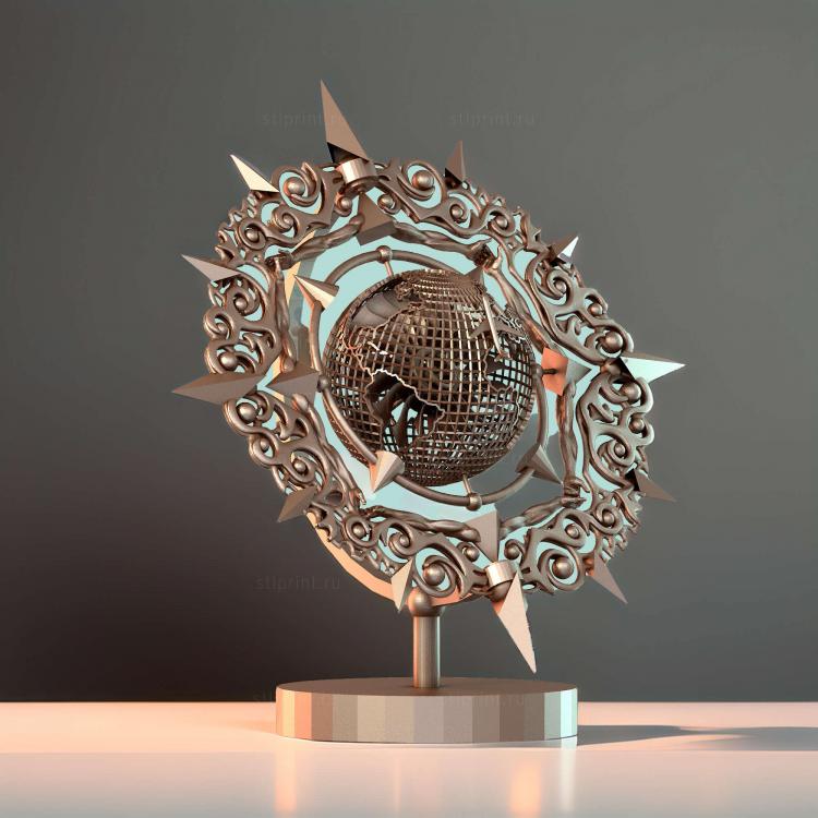 Скульптура крана Rolls Royce