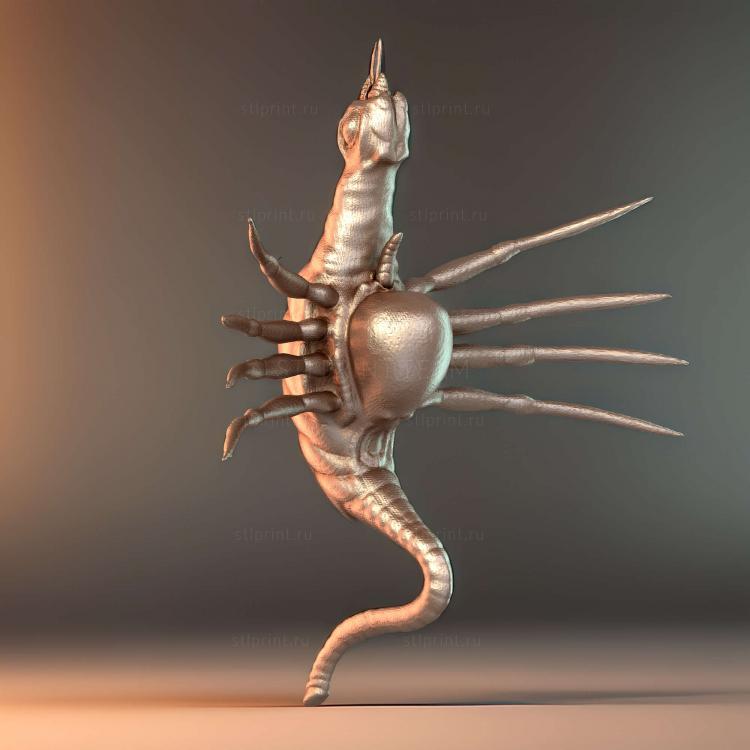 Оригинальный концептуальный Фейсхаггер H.r. Giger