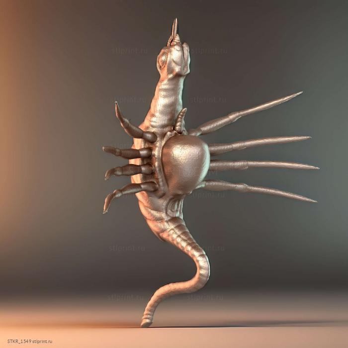 Оригинальный концептуальный Фейсхаггер H.r. Giger