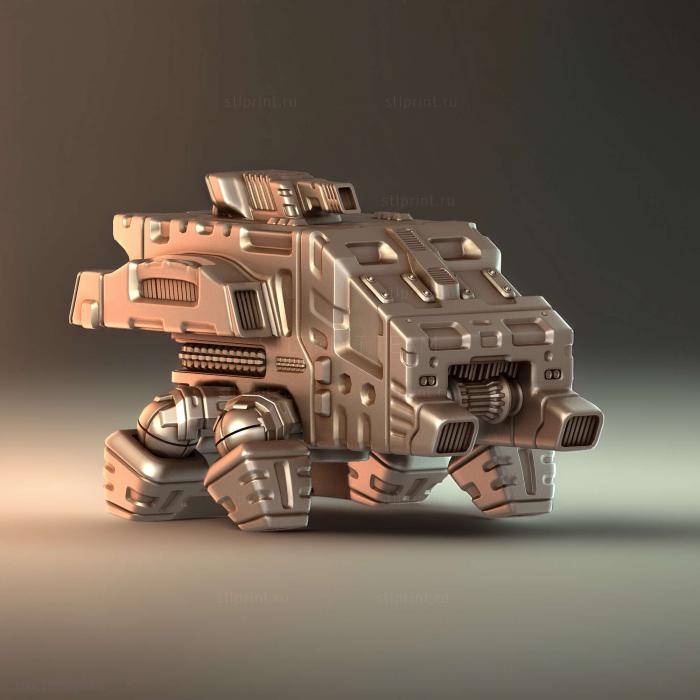 Космический корабль Spider pig hi poly оригинальная концепция