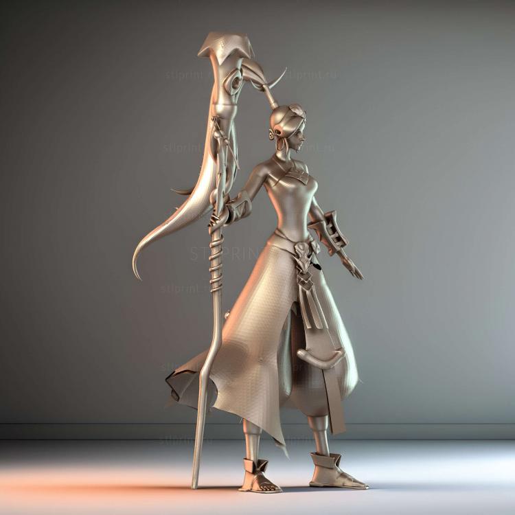 Стилизованный 3d- персонаж